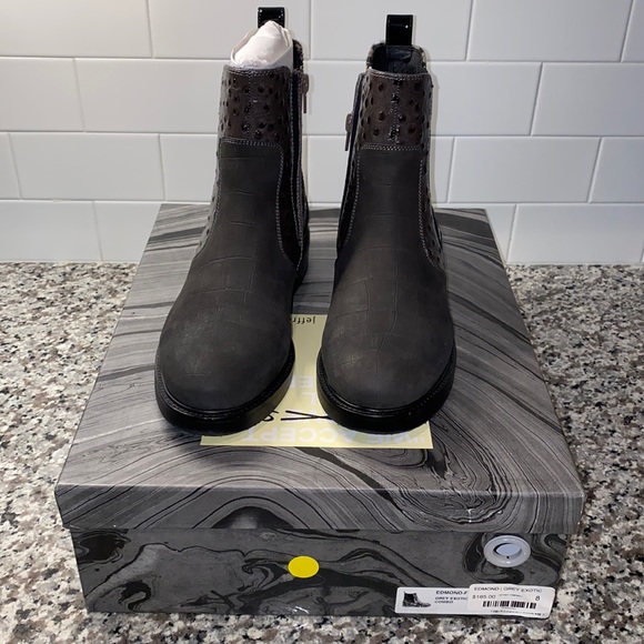 Jeffrey Campbell Edmond Boot Exotic Grey Size 8 - Picture 1 of 5